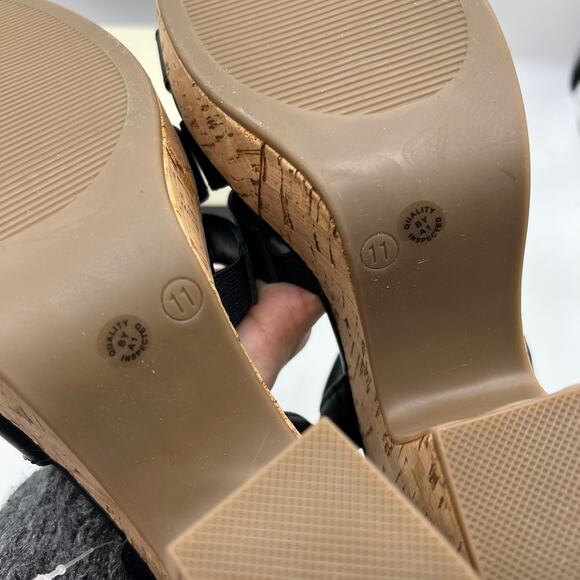 a.n.a Womens Billie Heeled Sandals Black Color Size 11M - Picture 8 of 15